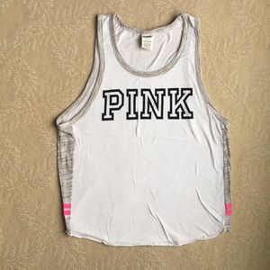 PINK White Tank $5!!!!